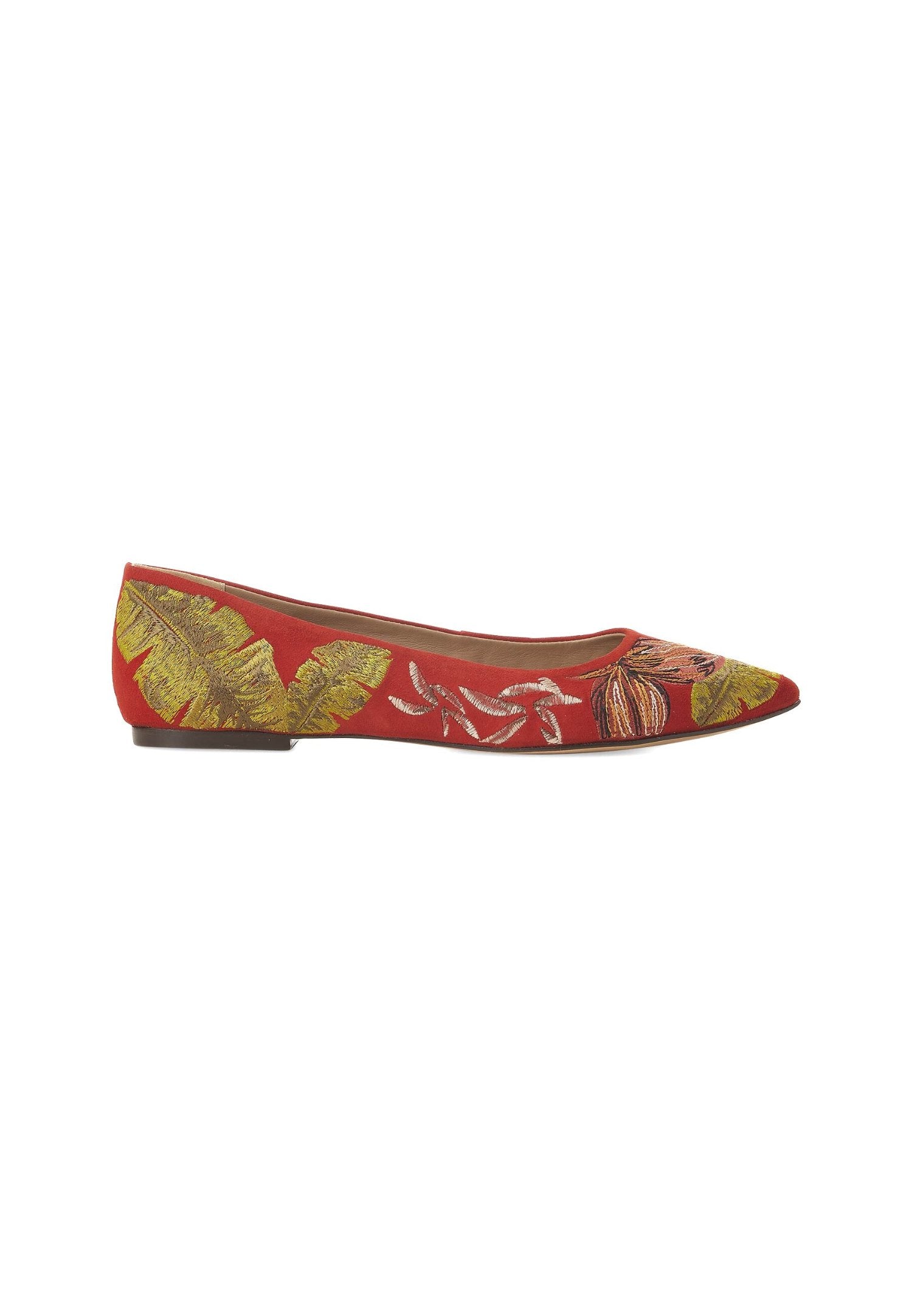 Mangará Pindaiva Ballerinas - Suede - Embroidery-0