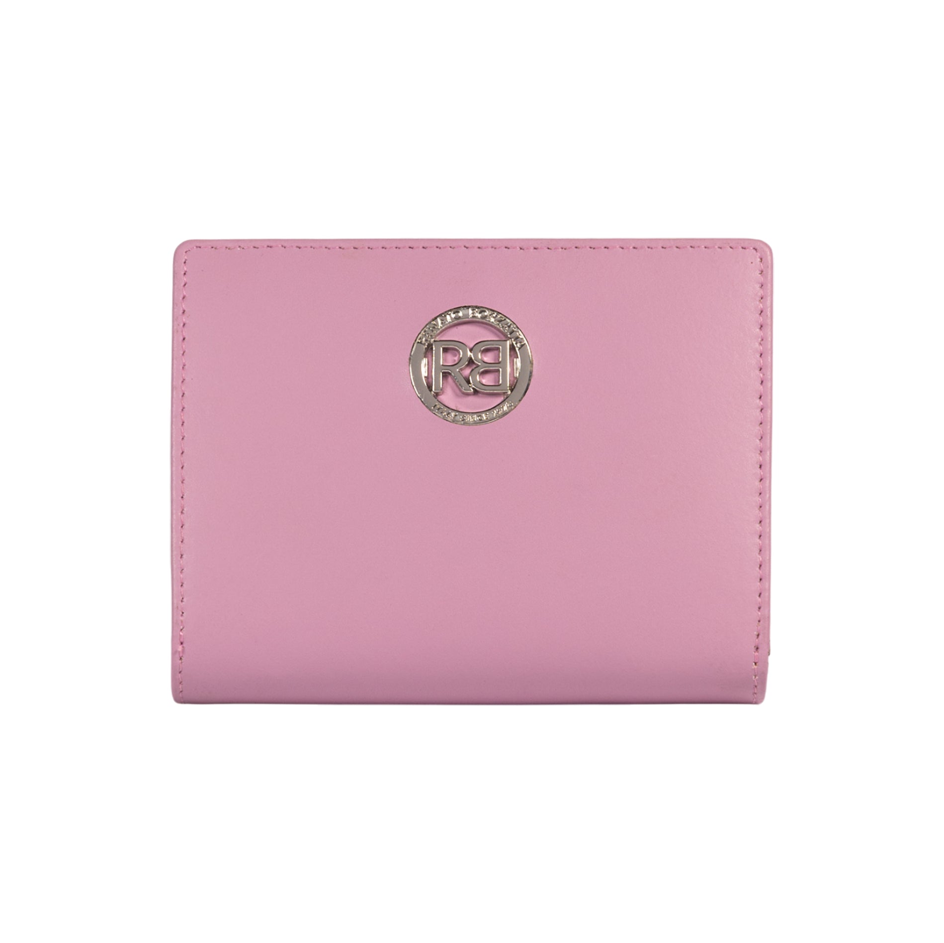 RB1083SCI | Women's Wallet Made in Italy in Genuine Smooth Matte Leather. Color: Lilac. Dimensions (closed): 13 x 9 x 2.5 cm-0