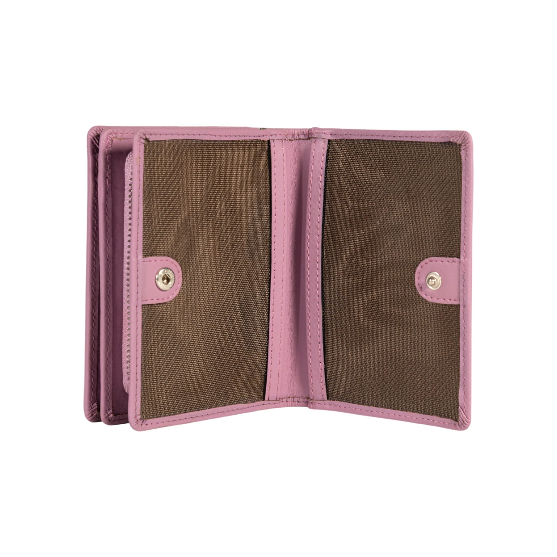 RB1083SCI | Women's Wallet Made in Italy in Genuine Smooth Matte Leather. Color: Lilac. Dimensions (closed): 13 x 9 x 2.5 cm-2