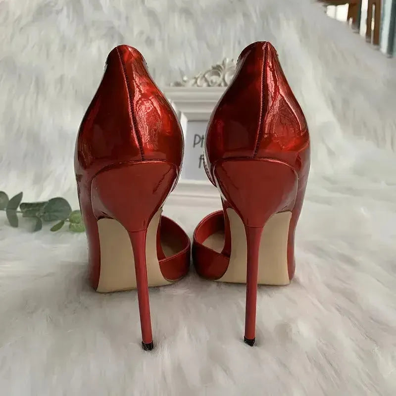 Cherry Perfect Heels Stiletto Pumps-4
