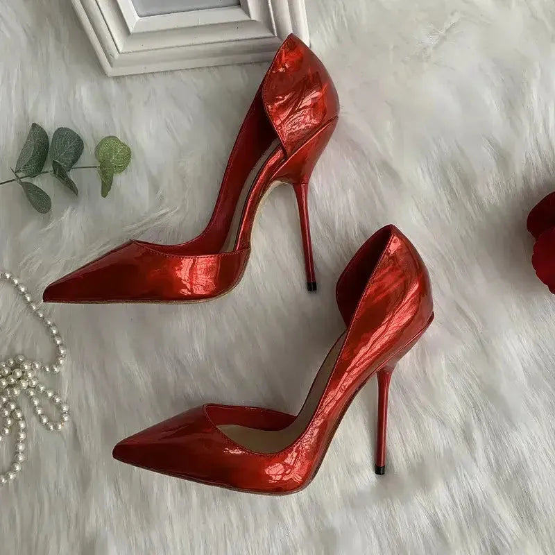 Cherry Perfect Heels Stiletto Pumps-3
