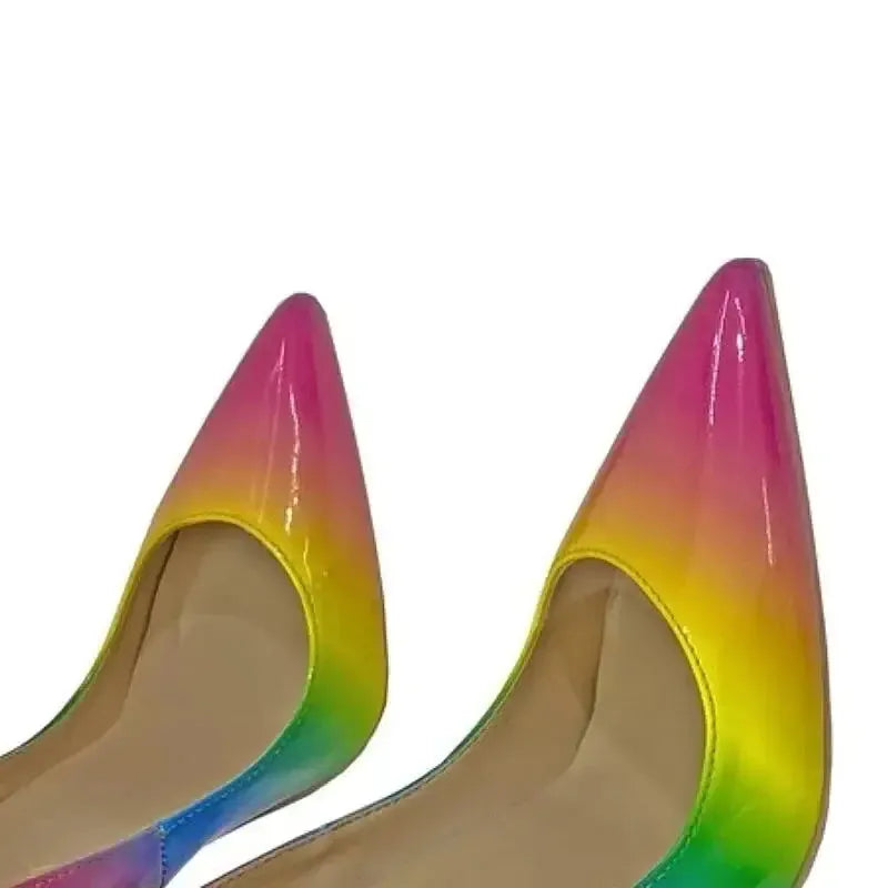 Colorful High Heels Stiletto Shoes-7