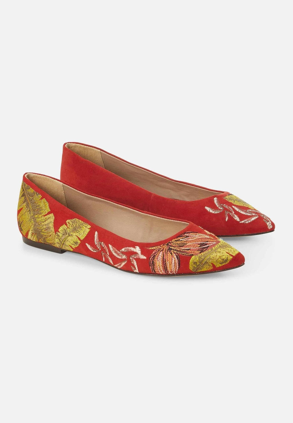 Mangará Pindaiva Ballerinas - Suede - Embroidery-1