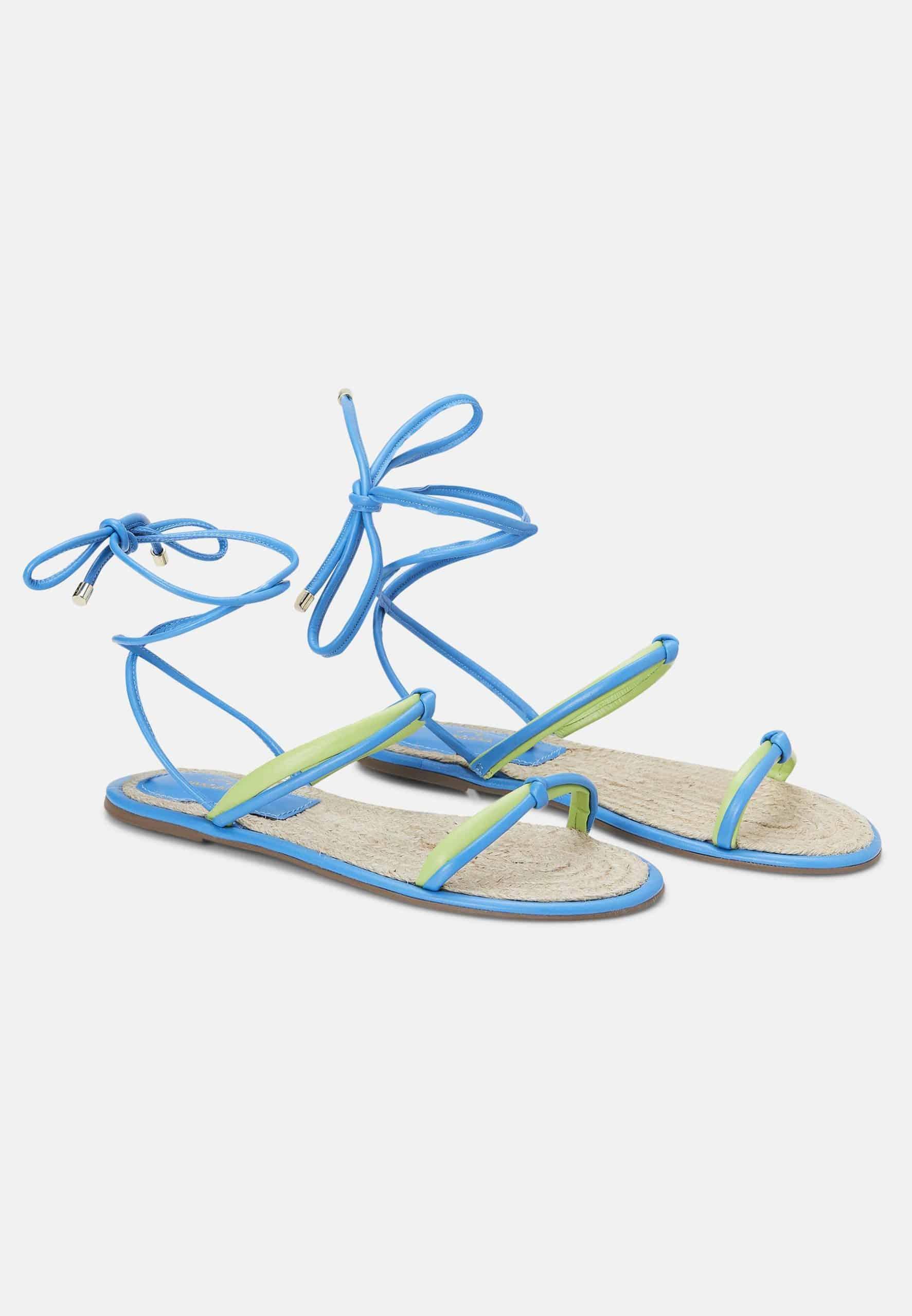 Mangará Urucum Womens Leather LACE-UP SANDALS-2