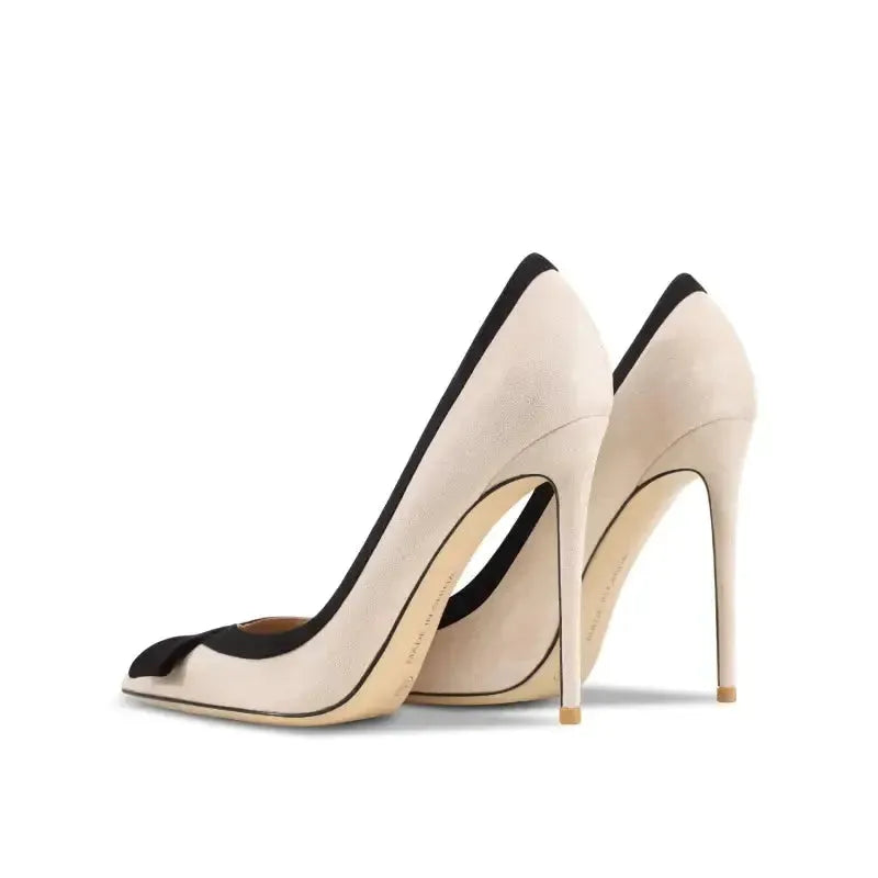 Perfect Leather Stiletto High Heels-1