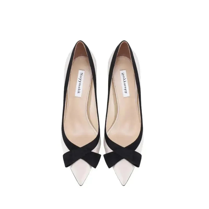 Perfect Leather Stiletto High Heels-2