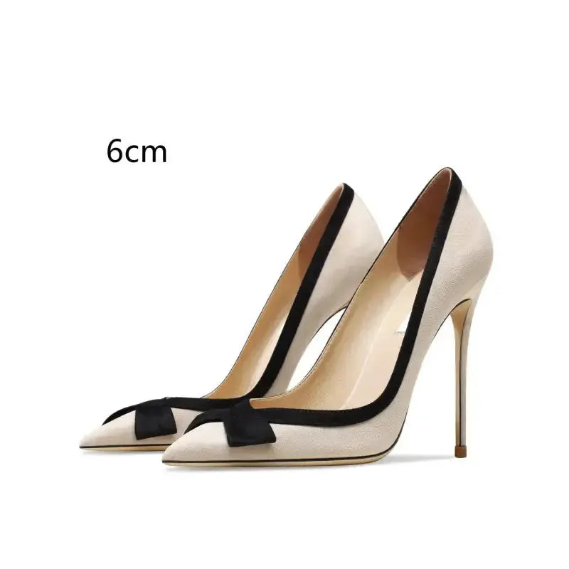 Perfect Leather Stiletto High Heels-6