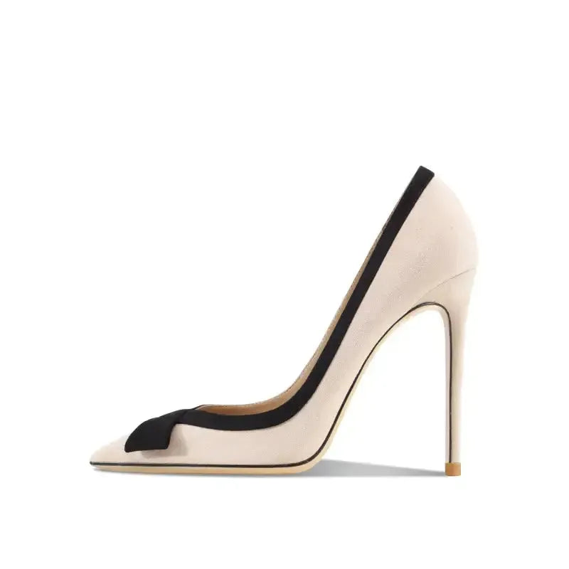 Perfect Leather Stiletto High Heels-4