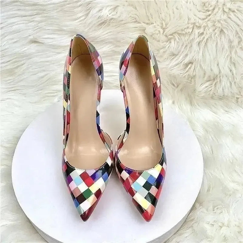Pixel High Heels Stiletto Shoes-3