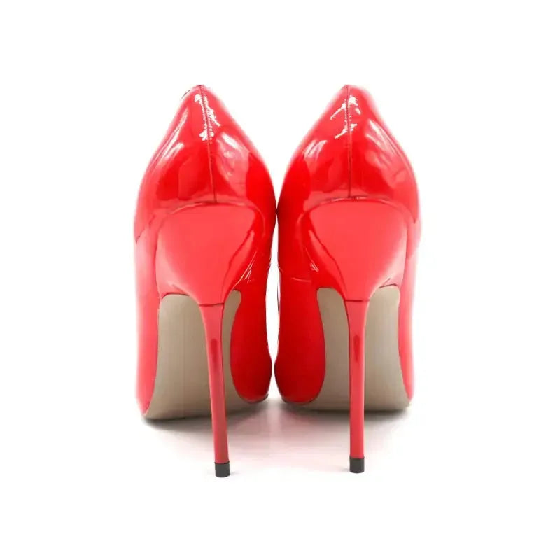 Red Special Thin Heel Stiletto Shoes-1