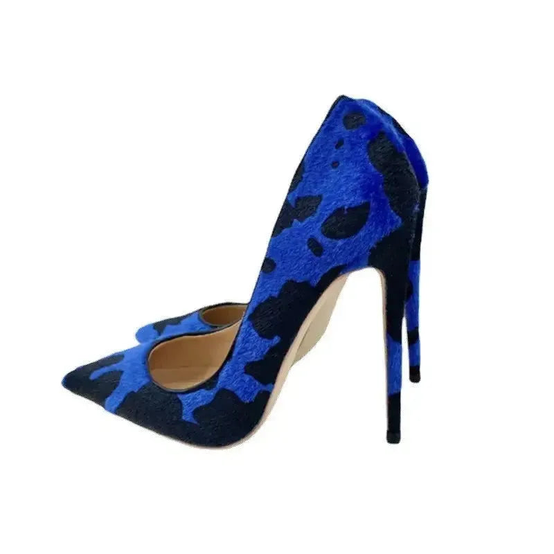 Suede Graffiti Pumps-0