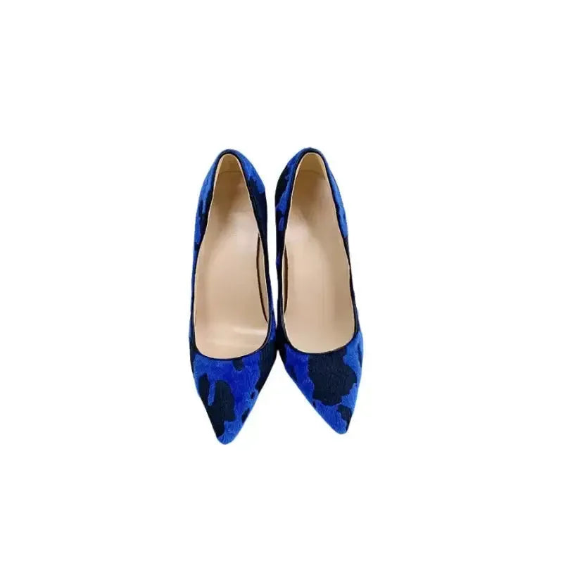 Suede Graffiti Pumps-1